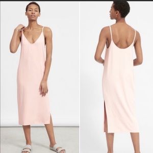 Everlane pink the Japanese gowave slip dress 4